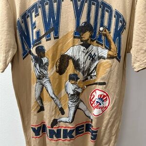 Mitchell & Ness Tan Graphic Tee